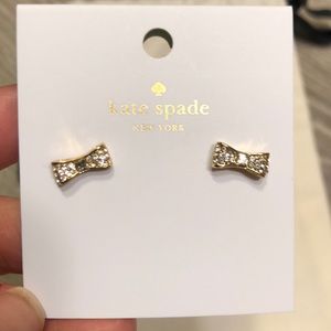 Kate spade bow earrings NWT